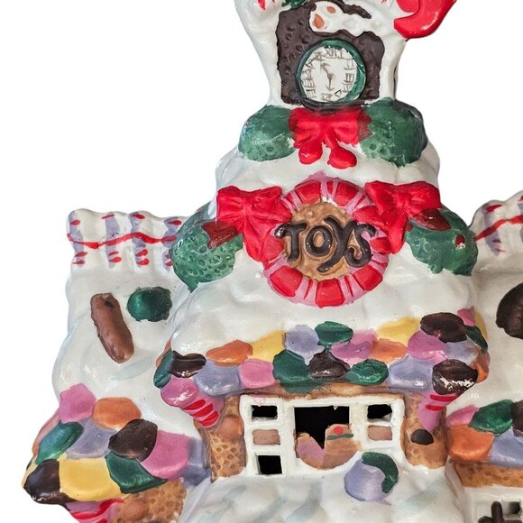 1992 Giny Plum Puddin' Place,‎ Meeting Gingerbread House Christmas Village Light - Picture 3 of 15